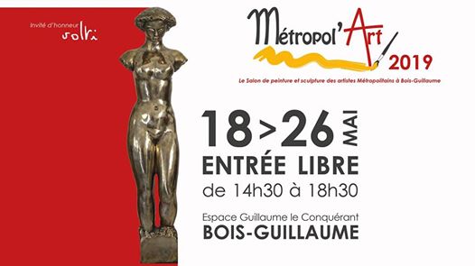 Du 18 au 26 mai 2019, Métropol’Art est de retour à&nbsp;Bois-Guillaume