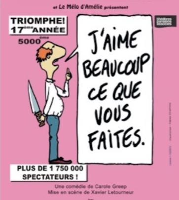 Théâtre à l&rsquo;Ouest – J&rsquo;aime beaucoup ce que vous faites -20 au 24&nbsp;octobre
