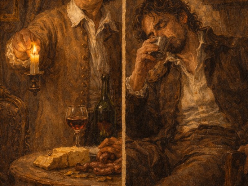 Deux manières de laisser venir la nuit – Philinte et&nbsp;Dorante