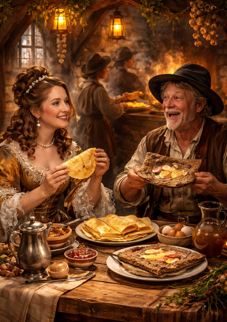 De la crêpe et de la galette – Dialogue à la&nbsp;Chandeleu