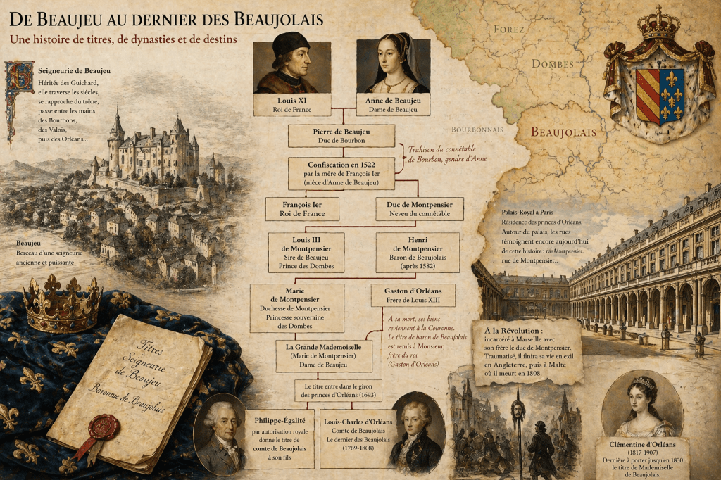 Le dernier des Beaujolais : histoire d’un titre entre dynasties et&nbsp;disparition